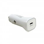 Wholesale 2in1 Car 20W PD Fast Power Delivery Charger with 3FT USB-C to IP Lighting Cable for iPhone, iDevice (Car - White)